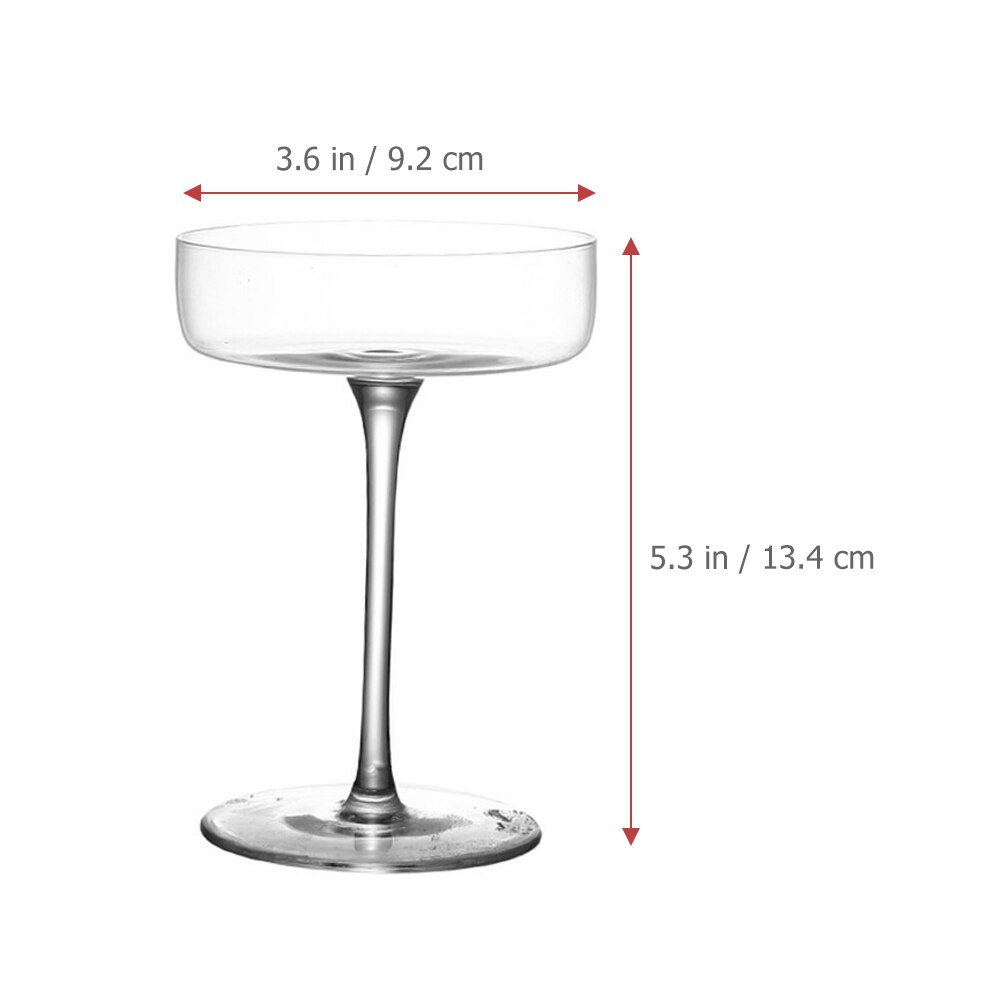 2szt. kryształ szkło puchary dla szampan delikatny Dom bar koktajl okulary