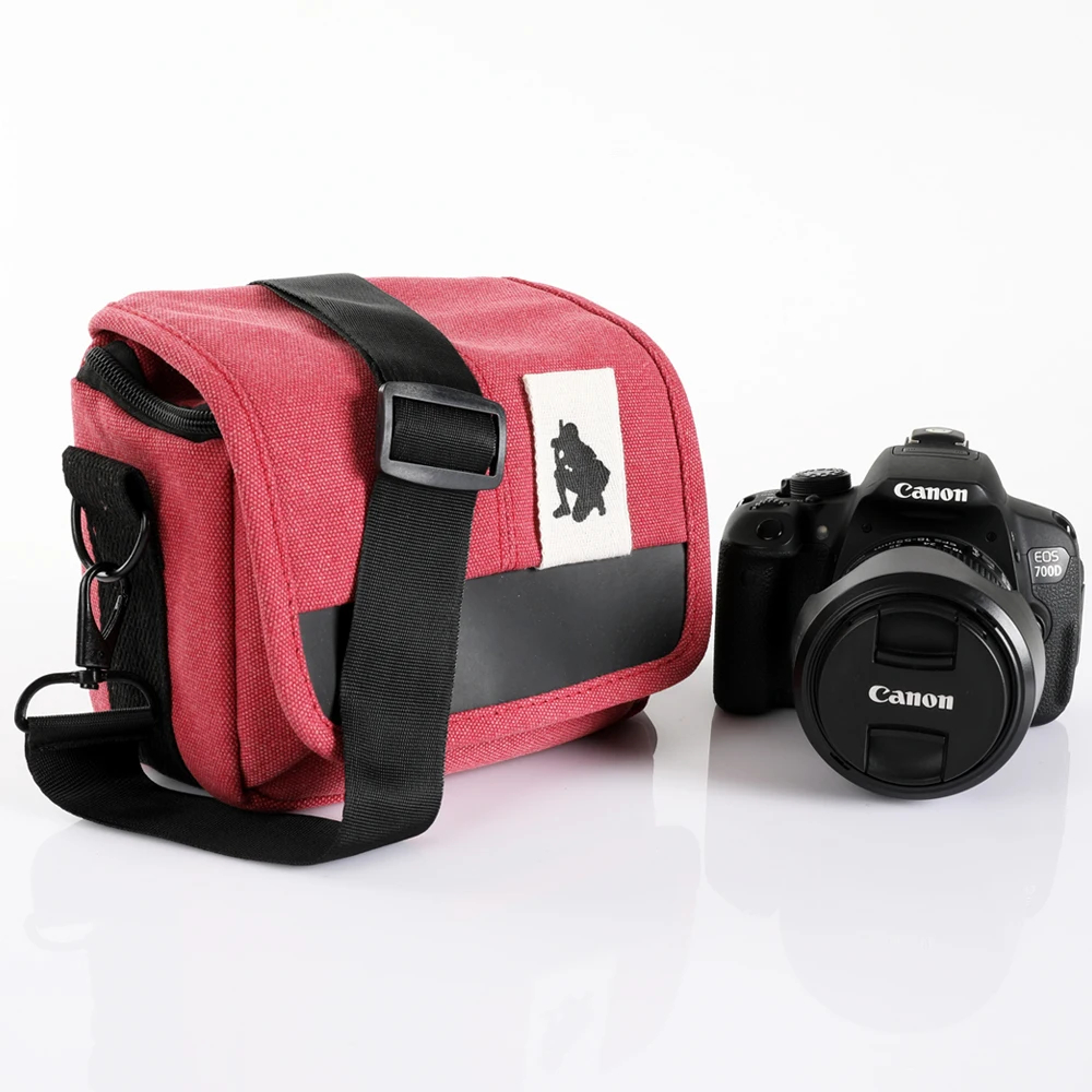 Torba na lustrzankę do Canon EOS R100 R10 R50 R7 RP 250D 200D M200 M50 M6 SX70 SX60 Nikon ZFC Z50 Z30 Z5 D3500 B700 B600 P530 P610