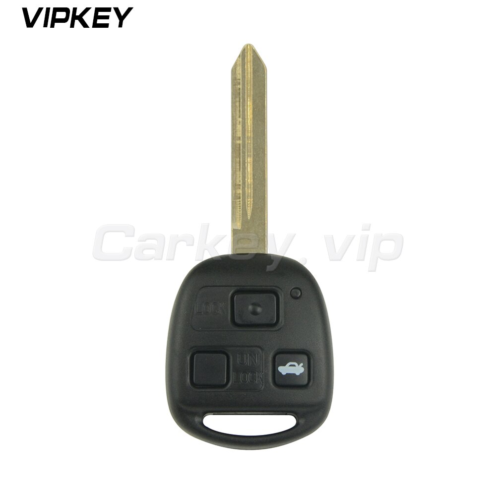 Remotekey 434 Mhz 736670-A 3 Knoppen Afstandsbediening Sleutel Fob Voor Toyota Avensis 2004 2005 2006 2007 4d70 Chip toy47 Autosleutel