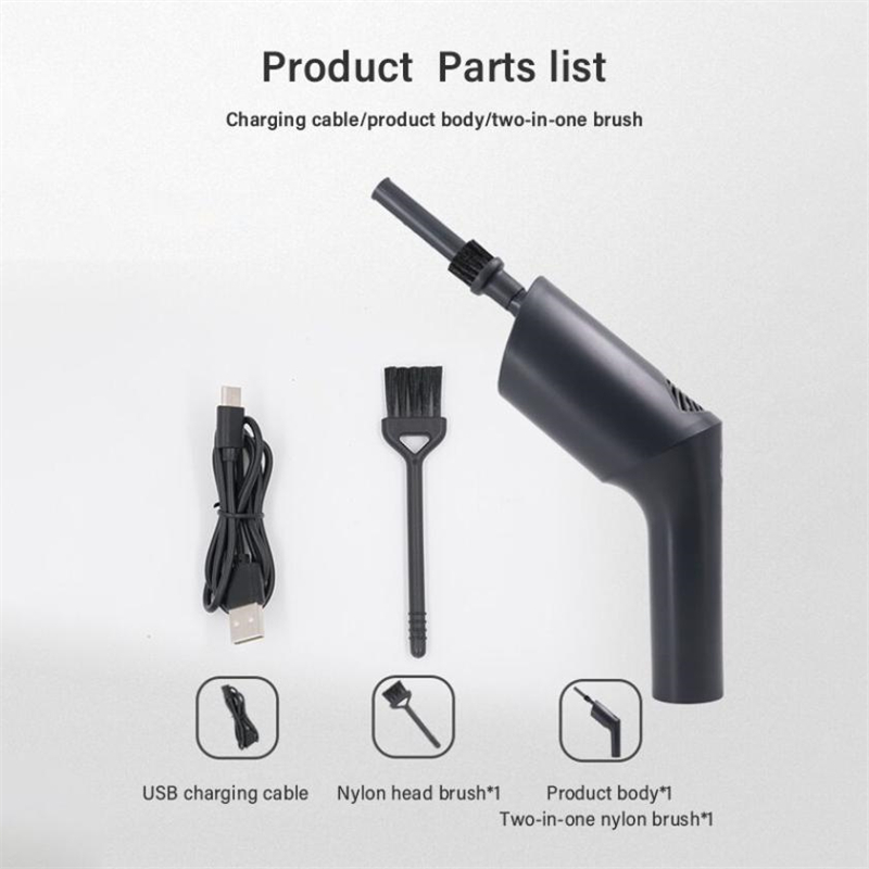 Soplador eléctrico de aire comprimido para ordenador, limpieza de ordenador, limpiador de polvo de aire inalámbrico para teclado de PC, migas,