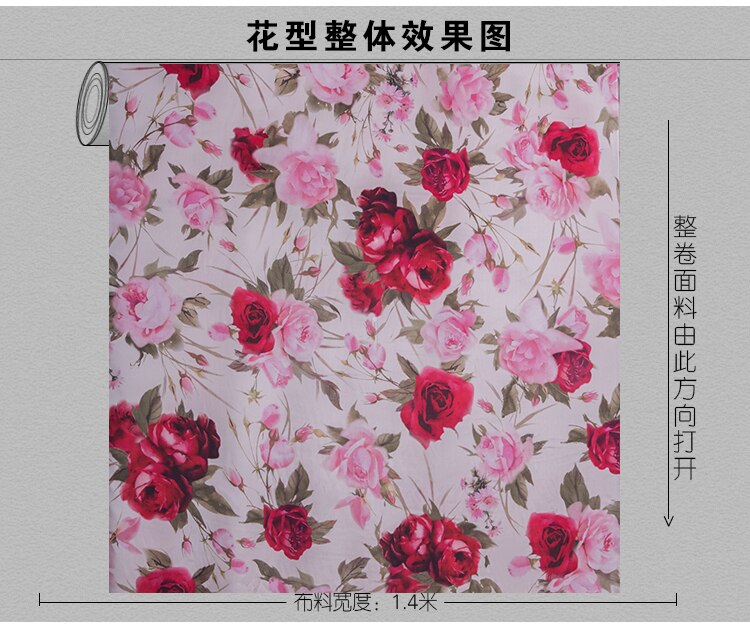 Crêpe De soie imprimé Rose romantique jardin 0.5 m, tissu De Chine pour robe printemps et été chemise 100% soie