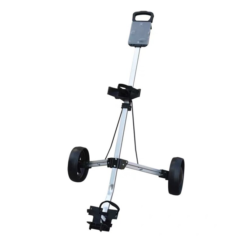 JayCreer 2 Wheels Portable Folding Push Pull Golf Carts Random Color Ship: Default Title