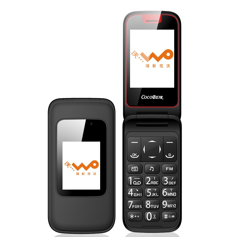 Desbloqueio de telefone móvel 3g wcdma, telefone móvel, tela dupla, sos, chamada rápida, dv, grande, chave russa, simplesmente, trabalhando para pessoas velhas