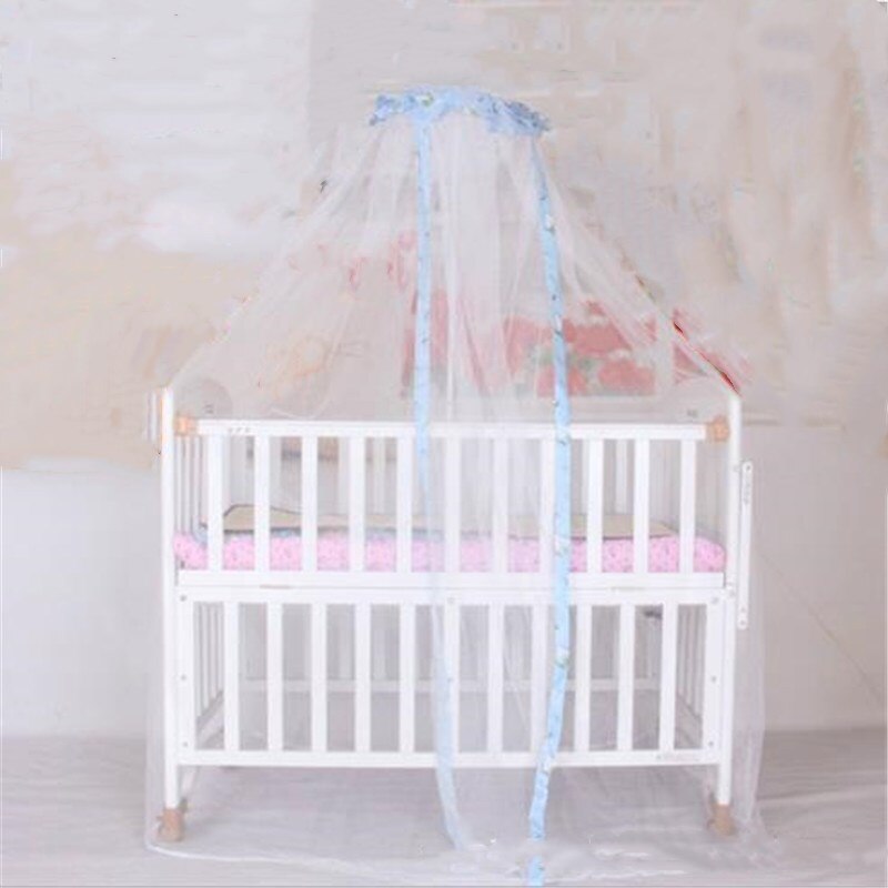 Factory Price Summer Baby Bed Mosquito Mesh Dome Shaped Curtain Net for Toddler Crib Cot Canopy: BLUE