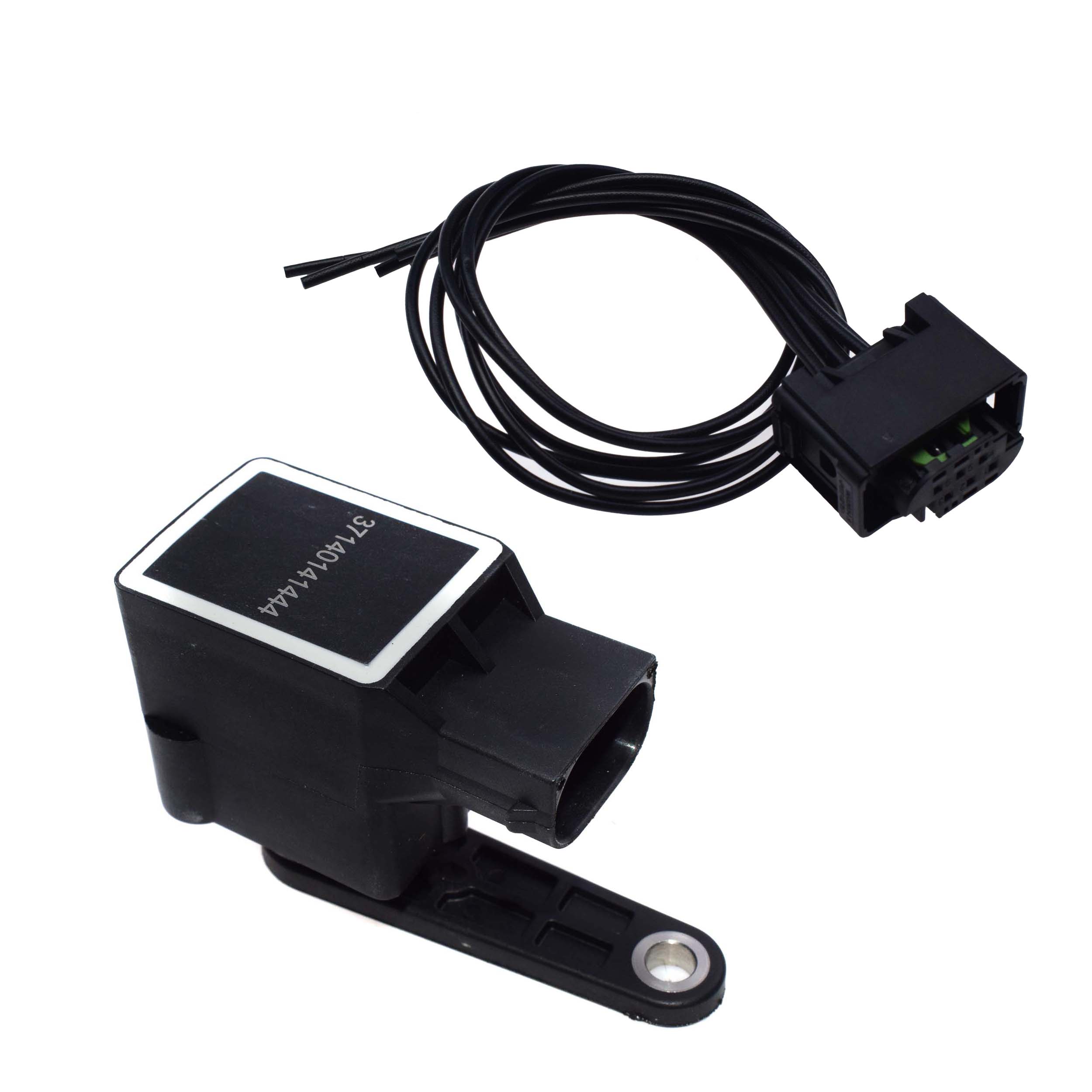 Koplamp Level Sensor Voor Achter 37140141444 37140141445 + Connector Plug Voor Bmw E81 E46 E90 E93 E92 E91 E38 x5 Z4 Z8: Front Sensor Kit