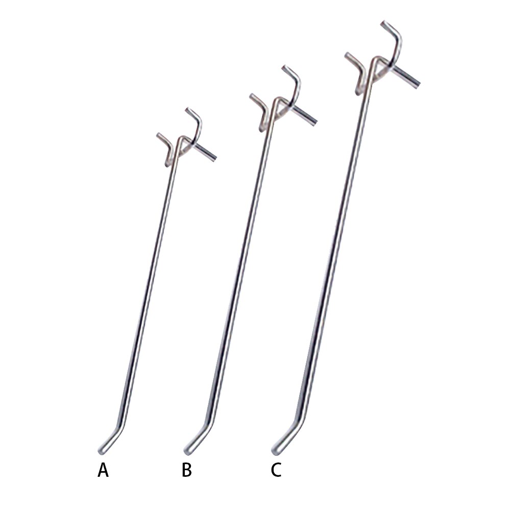 20pcs Display Garage Workshop Wall Mount Retail Shop Pegboard Hooks Manganese Steel Heavy Duty Home Shelving Hanging Tool