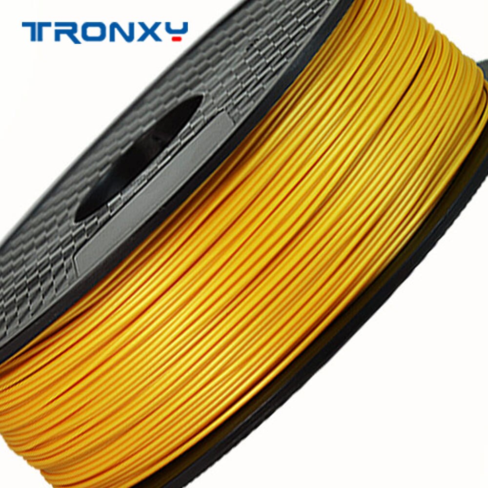 1kg tronxy 3d printer filament accessoires benodigdheden pla/abs 1.75mm printmateriaal diverse soorten kleuren kiezen: Goud