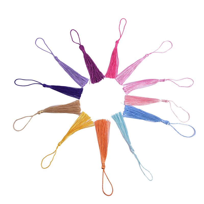 20 st gör-det-själv gardintofsar polyester tofsar 8cm sidentofsar dekorativa tofsar för hantverk gardinkappa tillbehör