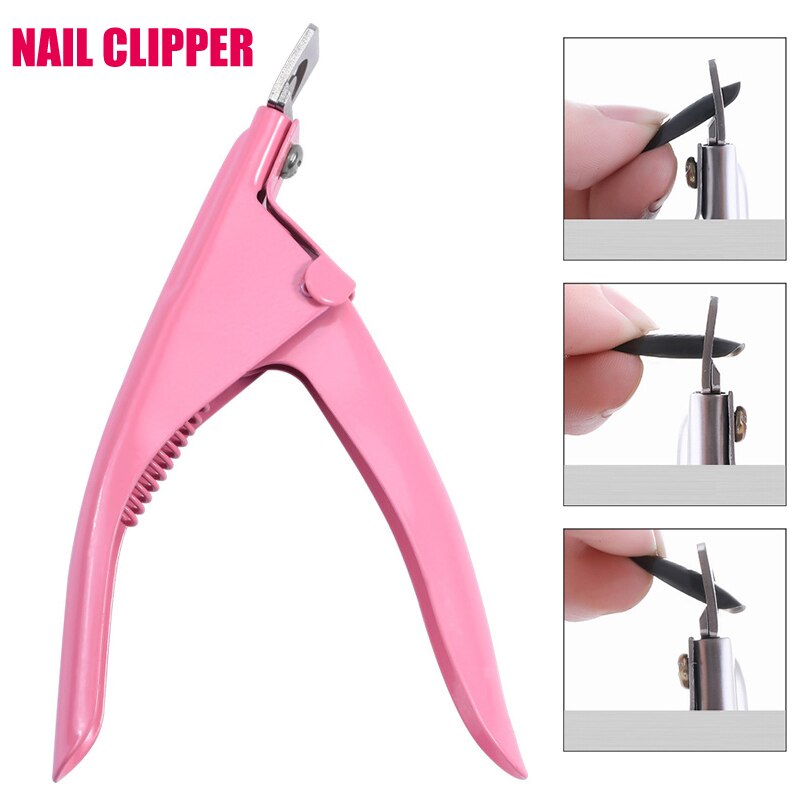 Nail Scissors Manicure False Tips Edge Cutter Art Clipper Durable Trimmer Tool BFC996: Default Title