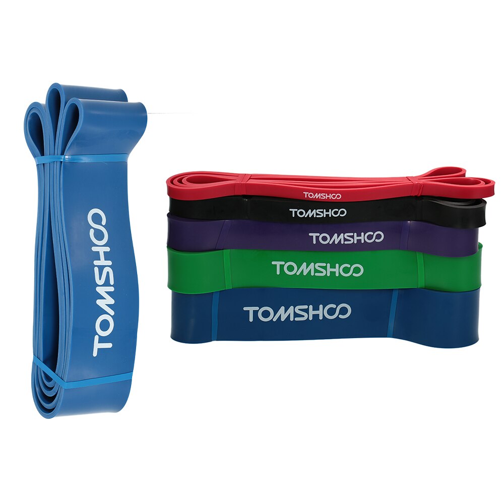 Tomshoo 208 Cm Weerstand Bands Cross Fit Fitnessapparatuur Natuurlijke Latex Weerstand Band Pull Up Band Loop Yoga Exercise