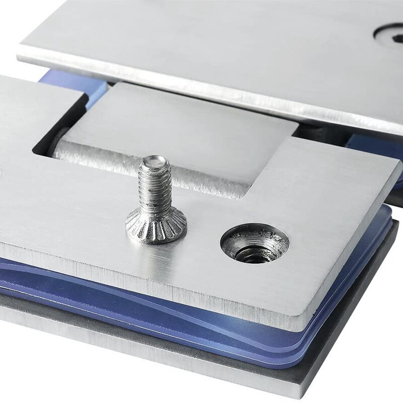 2 Stuks Heavy Duty 180 Graden Glazen Deur Kast Showcase Kast Klem Glas Douche Deuren Scharnier Vervangende Onderdelen