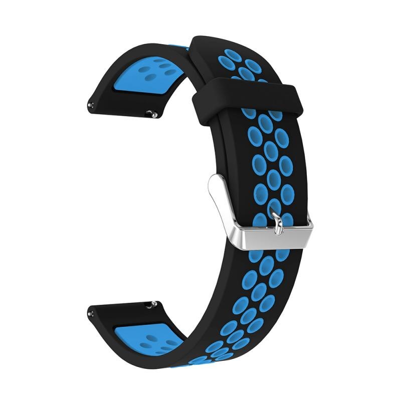 Geeignet für Huawei HUAWEI Uhr GT/GT2 Metall Schnalle Doppel Farbe Runde See Silikon Band Clever Uhr Gürtel Uhr zubehör
