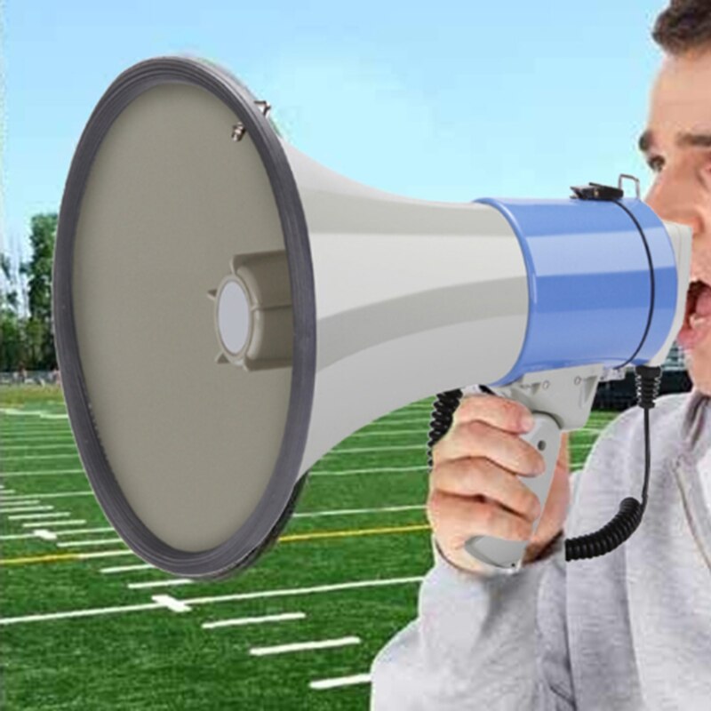 Outdoor Handheld Megafoon Luidspreker Booth 50W High Power Recordable Luidspreker Tweeter