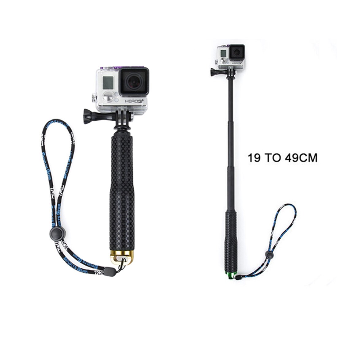 Go Pro Handheld Uitschuifbare Pole Monopod Selfie Grandado