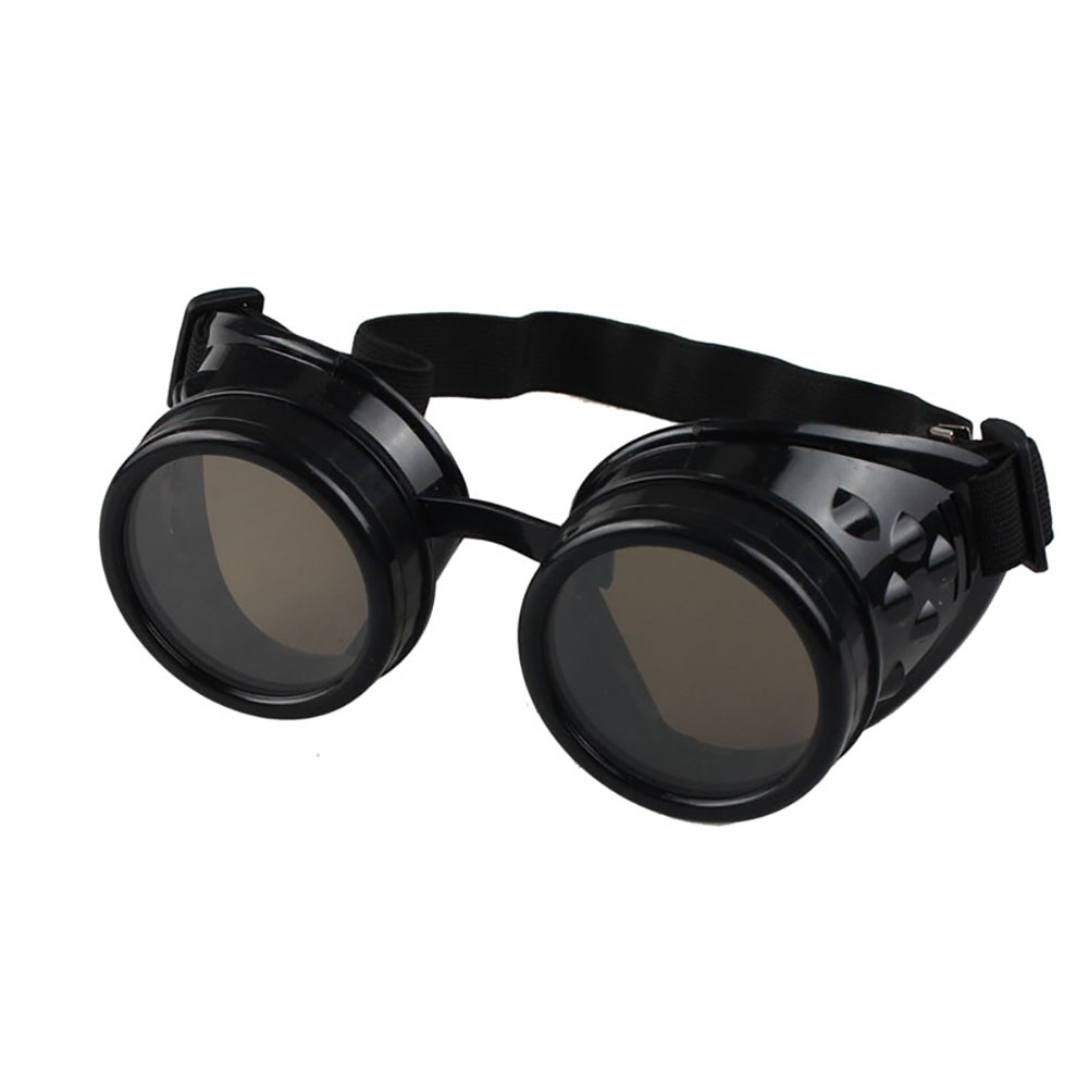 Retro motorcykel beskyttelsesbriller tunge metal steampunk gotisk stil beskyttelsesbriller til harley pilot steampunk atv cykel kobber hjelm: Stil 3