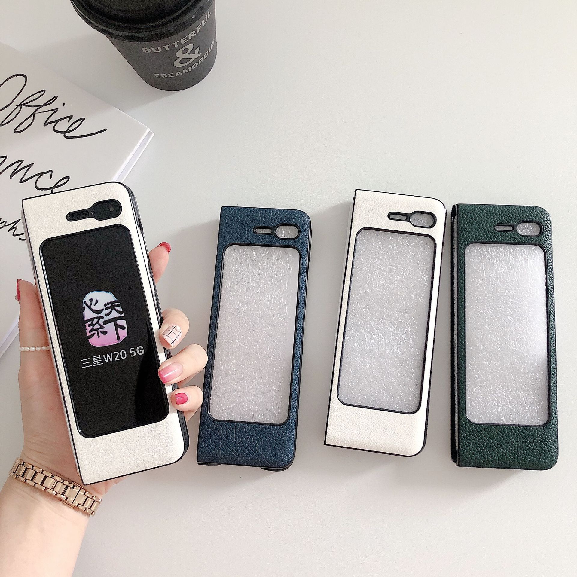 Galaxy Fold PC material Case Flip Case For Galaxy Fold Case Full Protection galaxy case fold case W20/W2020 case