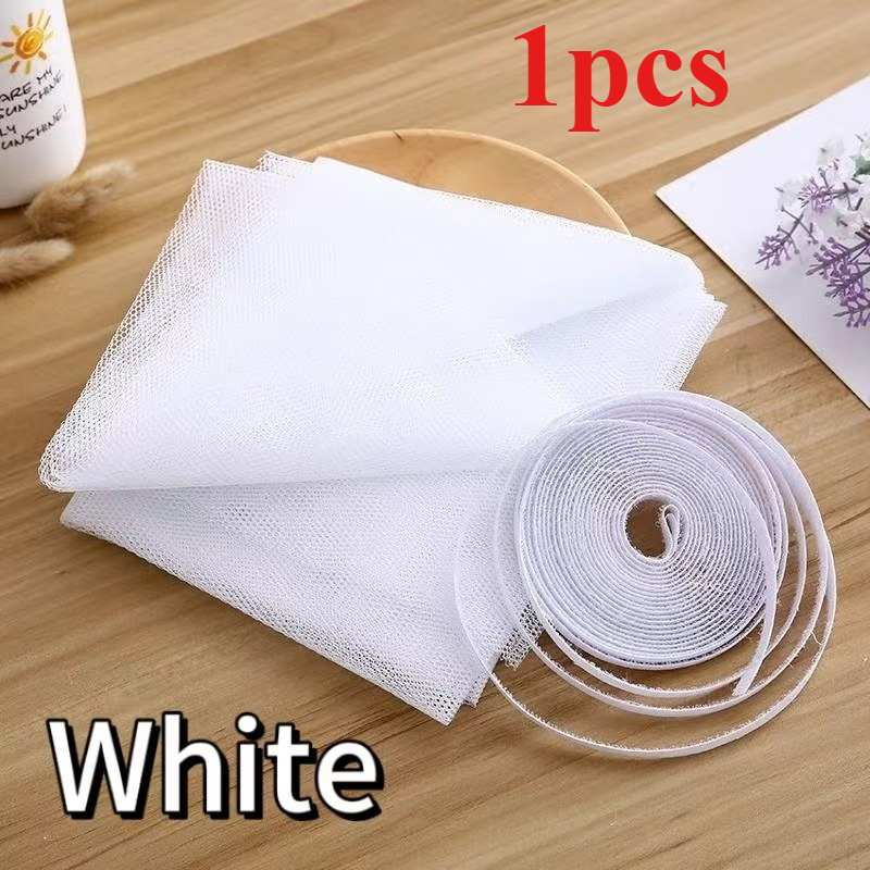Window Mosquito Net House Self-Adhesive Moustique Screen Curtain Netting Anti Mosquitoes Bug Insect Fly Mesh Windows Curtains: 3*2.6 / green