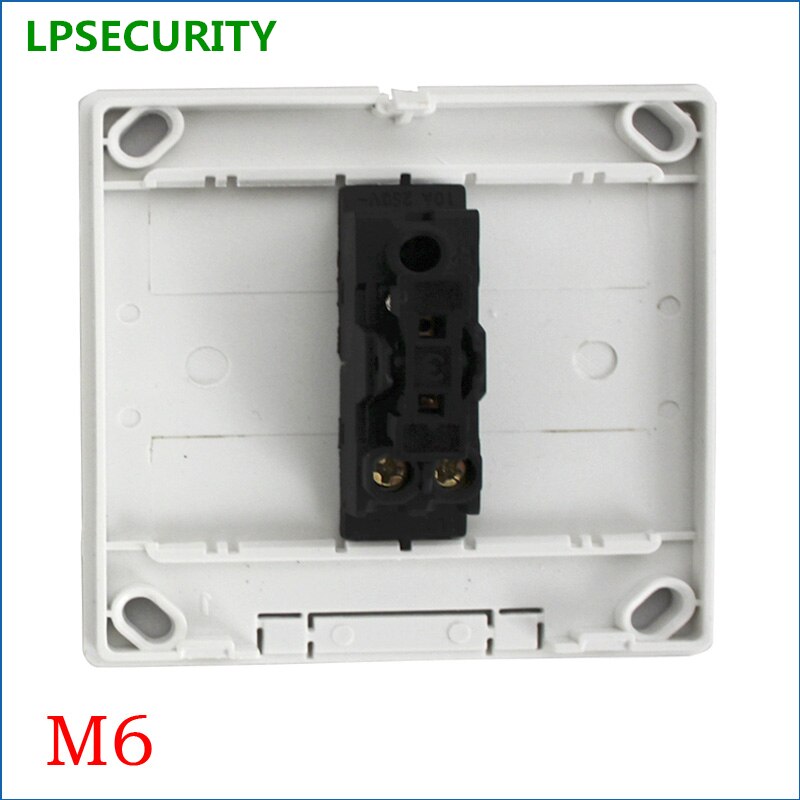 LPSECURITY Surface mounting Push Touch Exit Button Door Exit Release Button for GATE door lock access Control System NO NC COM