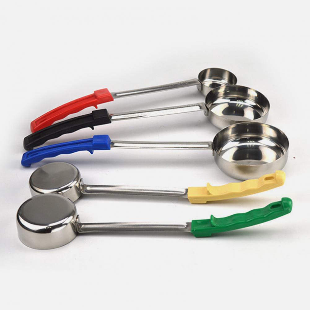 Durable Excellent Soup Ladle Pizza Sauce Portion Spoon Stainless Steel Pizza Sauce Ladle Eco-friendly for Home