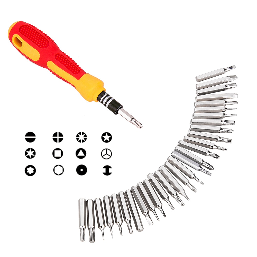 Oauee 31 In 1 Screwdriver Set Precision Phone Computer Camera Slotted Phillips Screwdriver Tools Torx Hex Screw Driver Set