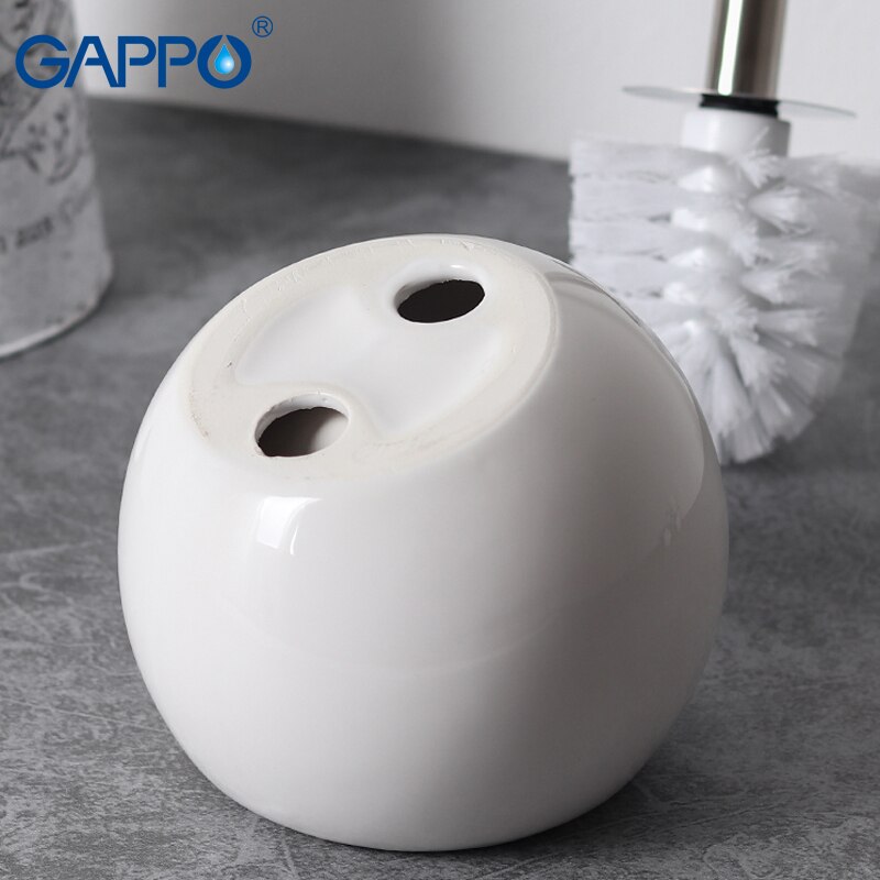 Gappo Wc Borstel Houders Muur Gemonteerde Accessoires Witte Badkamer Houders Plank Badkamer Wc Geborsteld Houders