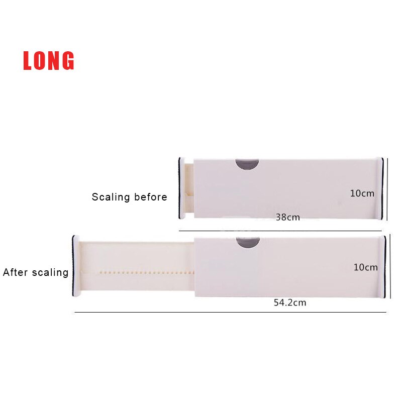 Retractable Adjustable Drawer Divider Holder Partition Drawer Organizer Storage Clapboard Dividers Target For Clothes & Kitchen: 05