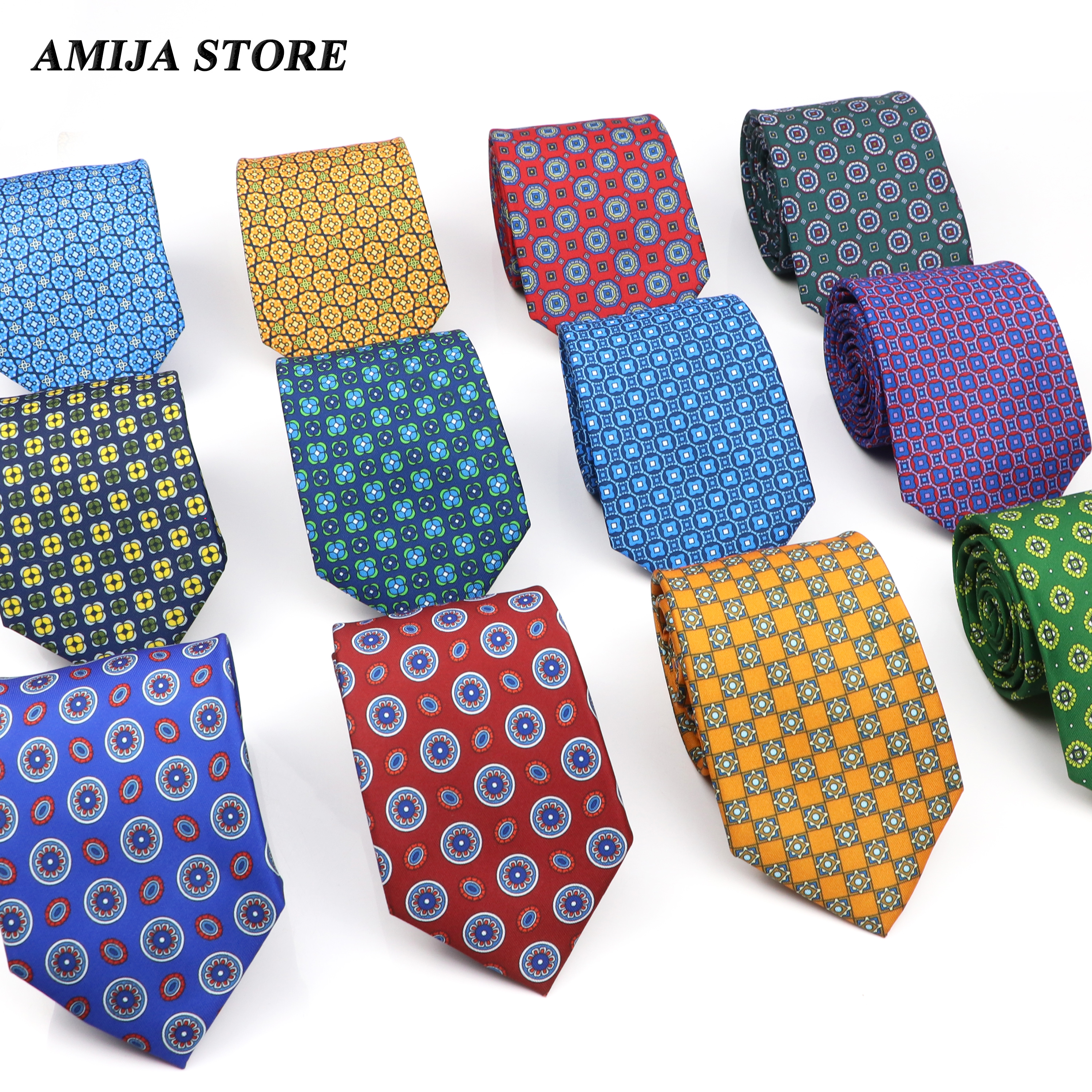 Super Zachte Zijde Stropdas Bruiloft Accessoires Cadeau Voor Mannen Rode Kleurrijke Bloemen Stropdas Casual Man &#39;S Stropdas Vintag Suits