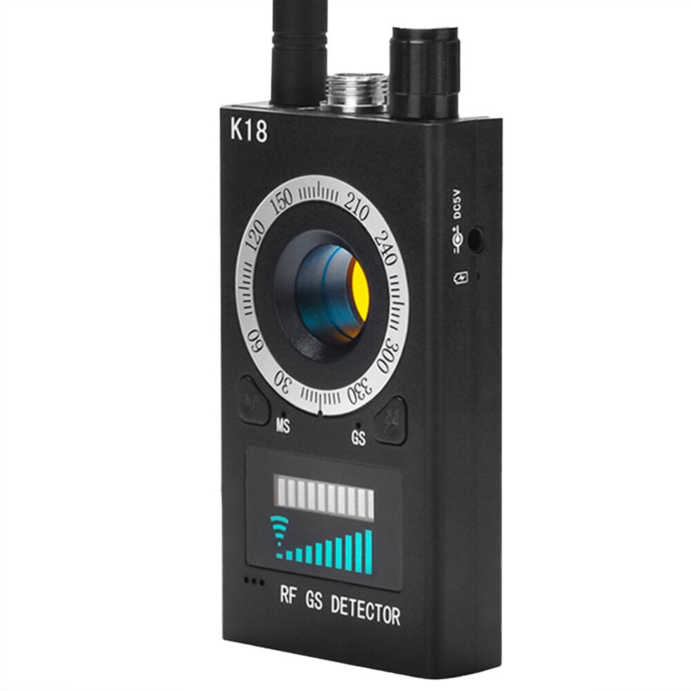 K18 monitoimista langattoman kameran linssin signaalin ilmaisin salakuuntelua estävä radioaaltosignaalin ilmaisin rf-seurantatunnistin