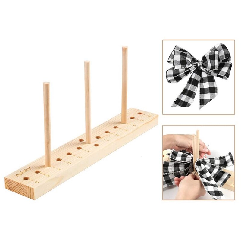 Slinger lint verlengstuk strik, houten lint strik voor kerst strikken, halloween decoratie corsage slinger