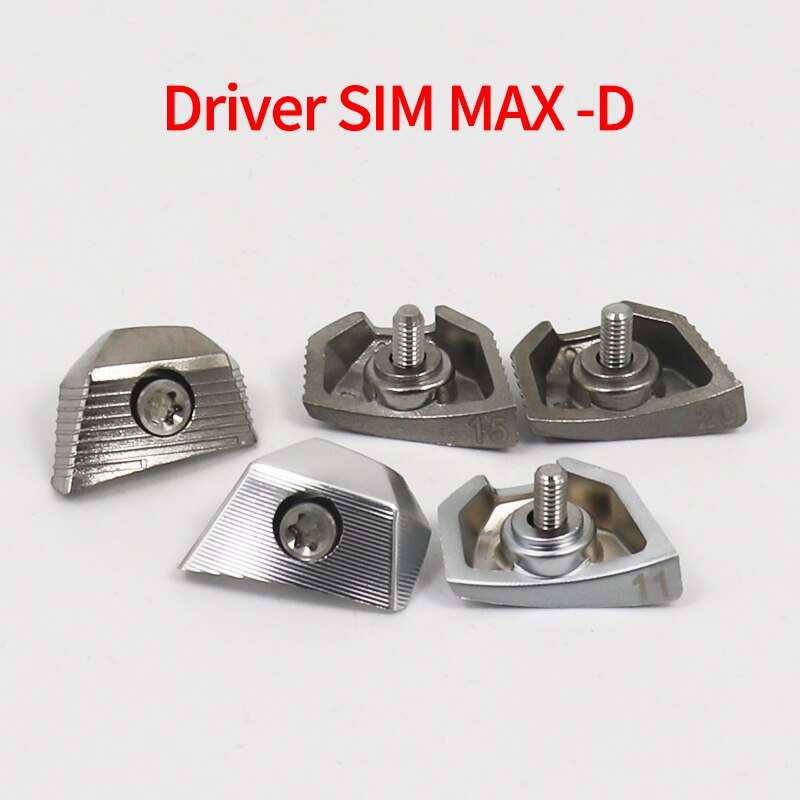 Golf weight set practice screw kit for Taylormade Driver SIM MAX D weights replacement counterweight club ball head accessories