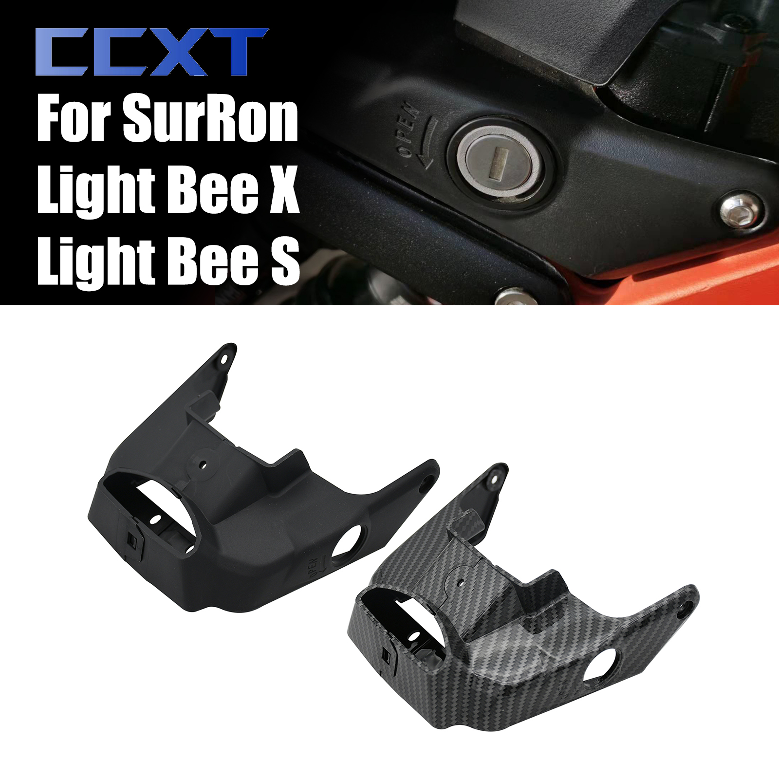 Electric Motorcycle Battery Cover Key Door Battery Compartment Lock Plastic Surround For Sur-Ron Sur Ron Light Bee S & X