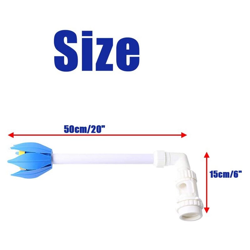 Mini Schwimmen Pool Wasserfall Sprayer Brunnen Jets Lotus Blume Düse Schwimmen Pool Zubehör