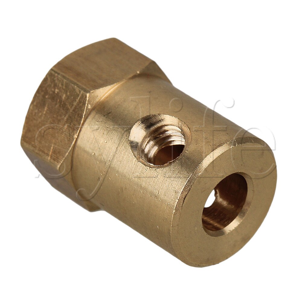 2pcs Brass Shaft Coupling Coupler DC Motor Connector Robot DIY Accessories 5mm