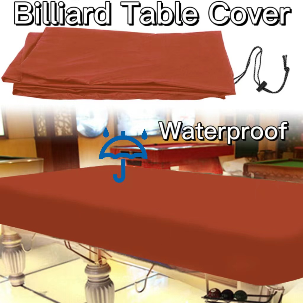 Housse de Table de billard imperméable pour l&#39;intérieur et l&#39;extérieur, Protection contre le soleil, la pluie, la neige et la poussière, tissu Oxford, pour meubles de billard, Patio