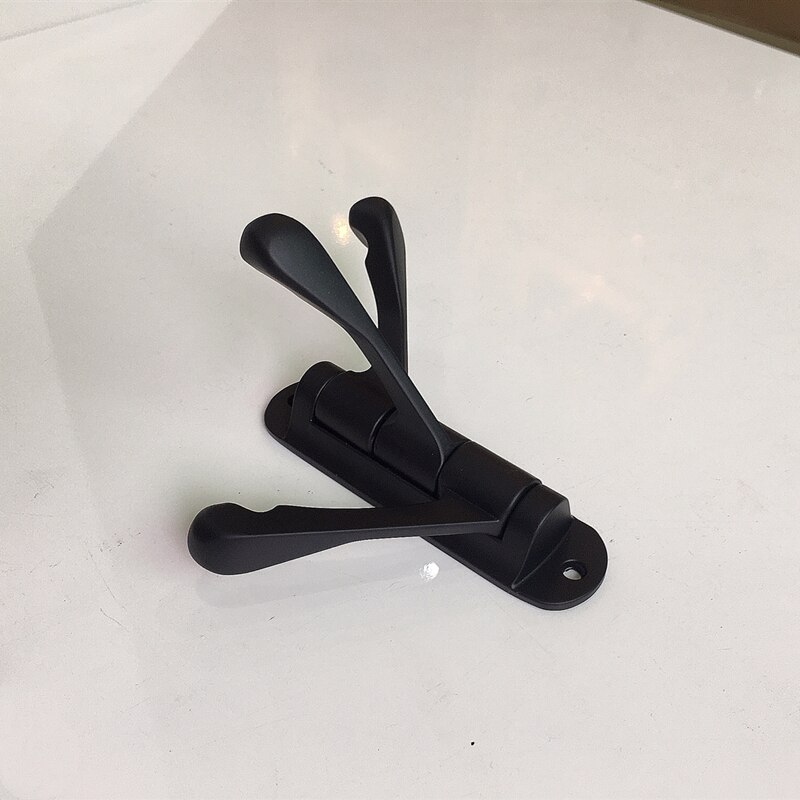 Liuyue Robe Haken Zwart/Chrome Rvs Activiteit Kleding Haken Deur Haken Keuken Muur Hanger Kapstok Badkamer Hardware
