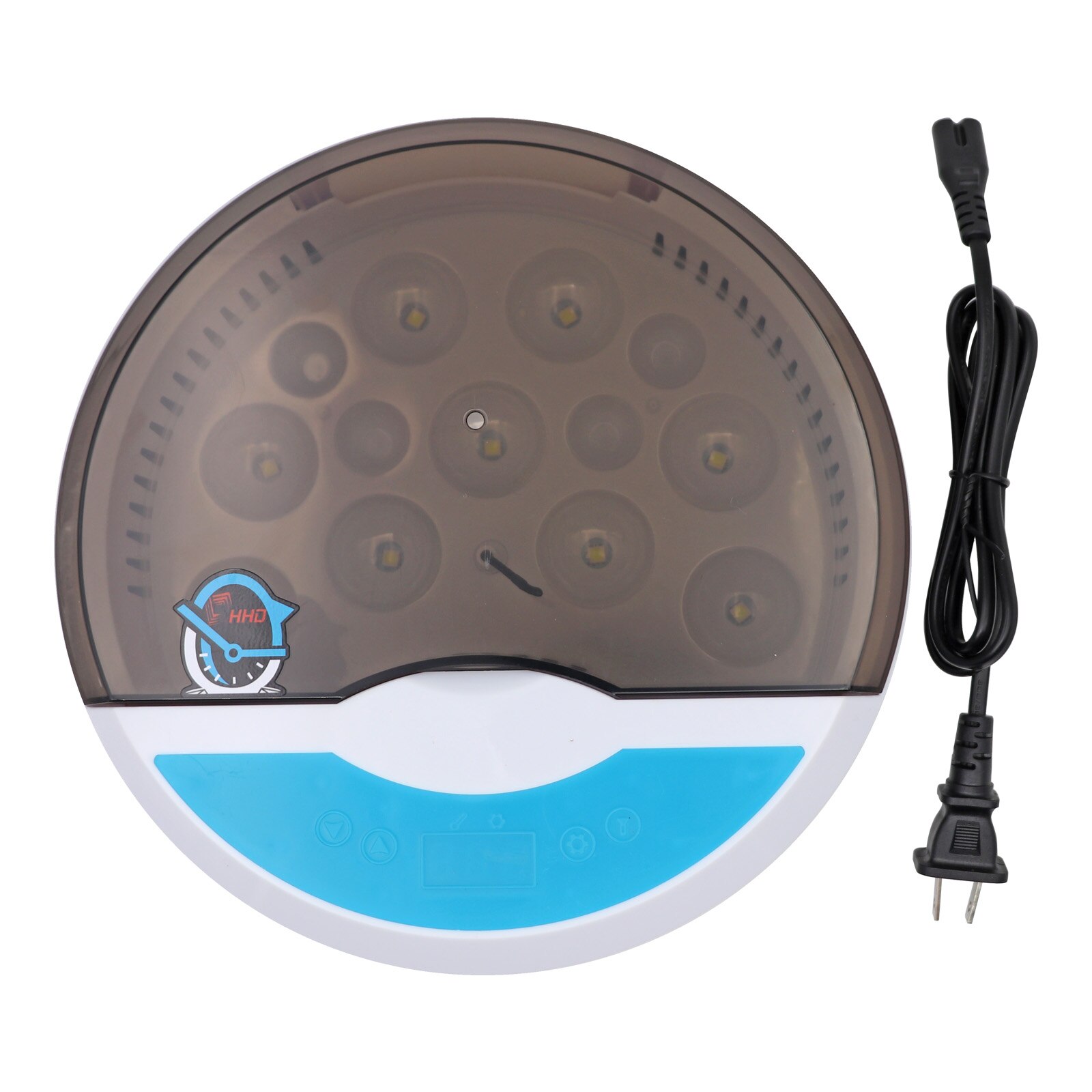 Mini 9 Egg Incubator Farm Hatching Digital Temperature Humidity Automatic Control Brooder Poultry Quail Chicken Duck Bird LED: US