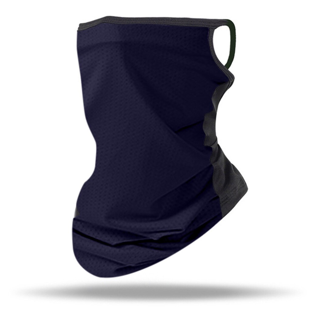 Pañuelo calentador para el cuello y la cara Unisex, Bandana Rave, para el cuello polaina, gorro de tubo para hombre y mujer, pañuelo para la cara, cubierta para la cara, 25 #: Navy 