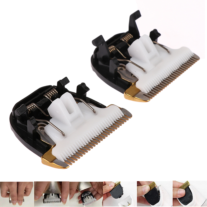 Electric Pet Dog Hair Trimmer Clipper Grooming Cutting Machine Ceramic Blade Cut Head Replacement Blade Titanium