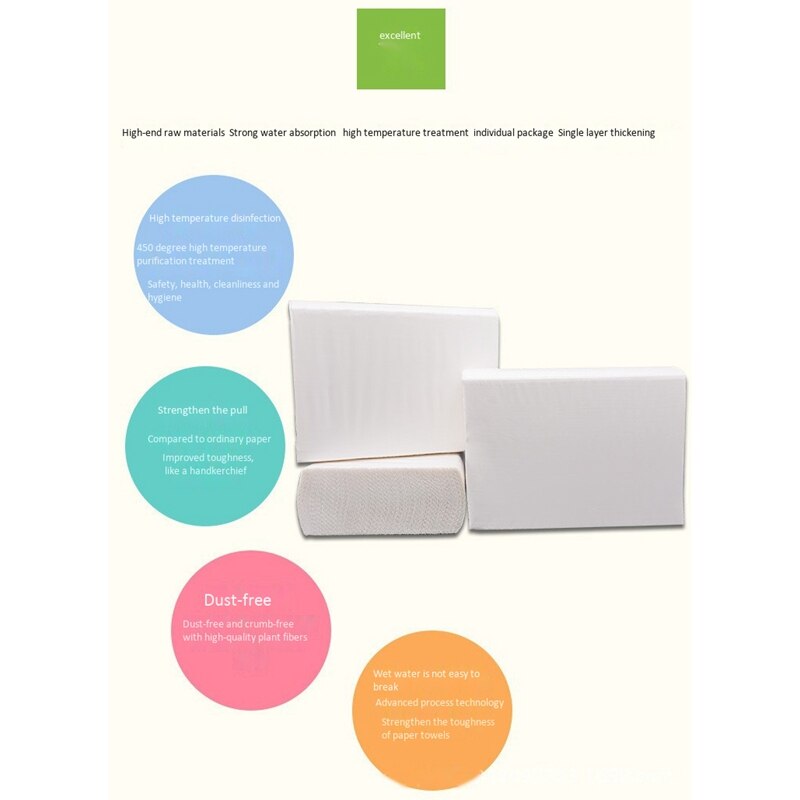 Servietto Wegwerp linnen-feel gastendoekjes [8 x 17 - Pack van 300] - Doekachtige Hand Badkamer Servetten, Made In USA - Zacht en absorberend papieren servet voor keuken, badkamer, feest, bruiloft