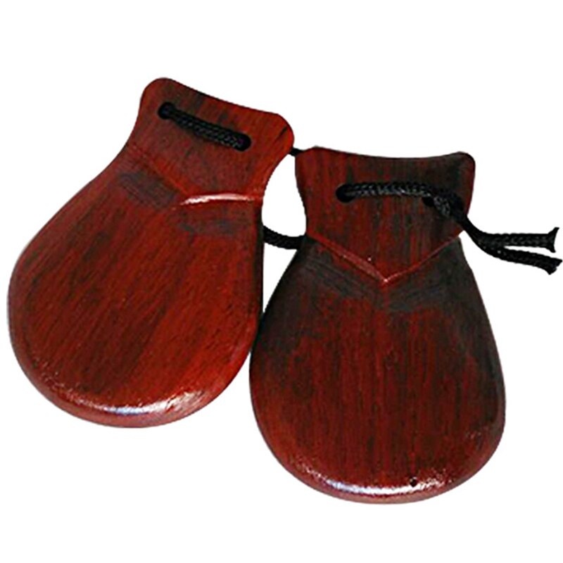 Orff-instrumente dauerhaft Holz Klöppel Kastagnette Hand Schlagzeug Instrument