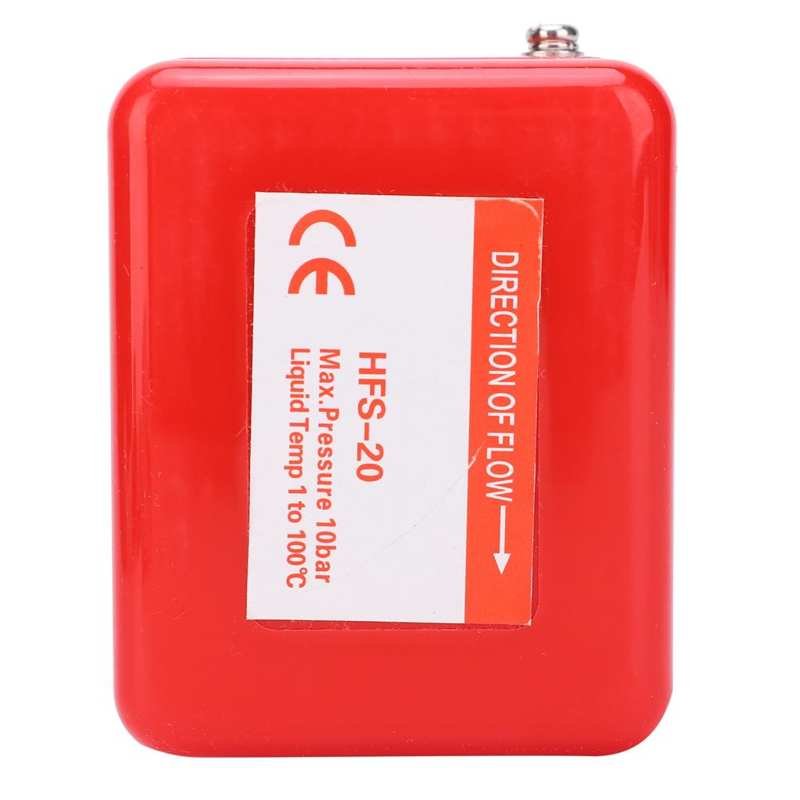 Water Flow Switch HFS-20 Water Flow Switch Target Type G3/4in Interface Brass High Sensitivity Water Flow Switch