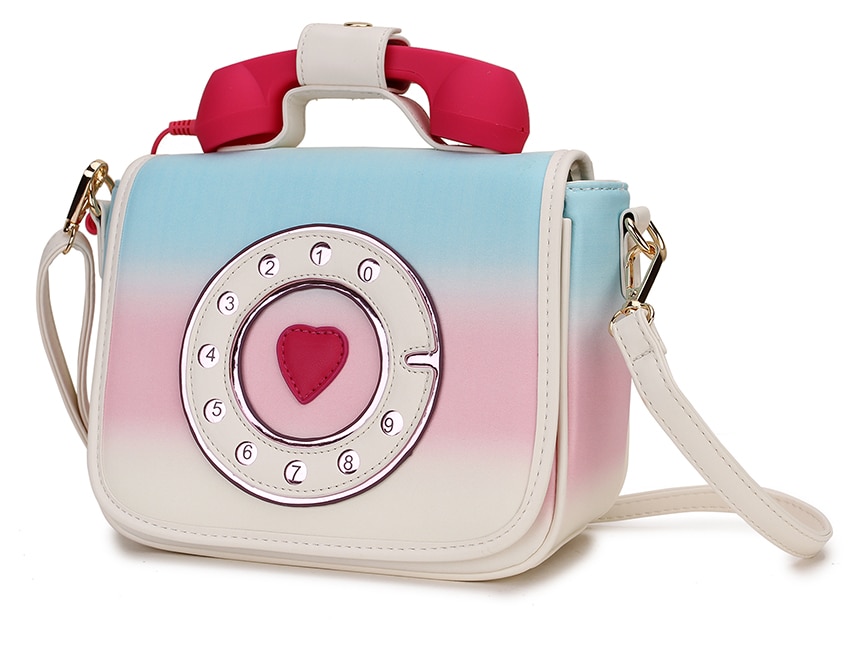 de téléphone à la dégradé couleur Pu femme sac à bandoulière fourre-tout bandoulière sac de messager pour les femmes sac à main décontracté Bolsa sac à main rabat