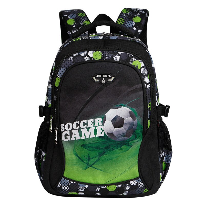 Skoletasker til drenge vandtæt rygsæk teenagere skole rygsæk cool fodbold ultra let byrde skole rygsæk