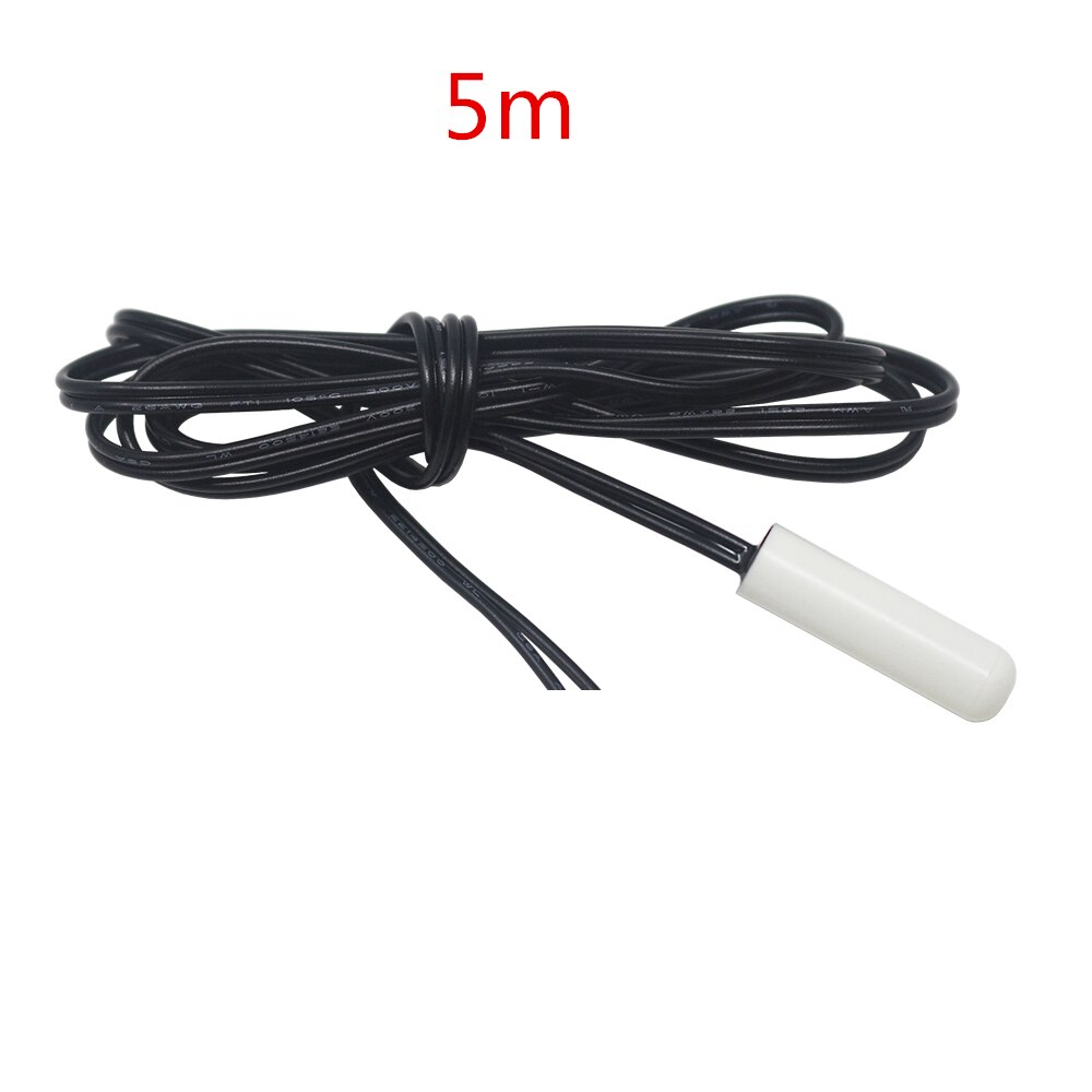 1m 2m 5m NTC 10K Sonda di Temperatura 6.5ft Sensore di Regolatore di Temperatura-40 ~ 120 Gradi di rame di Plastica A Vite Filo: 5m plastica