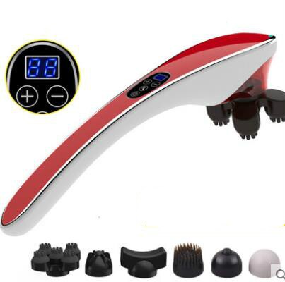 HANRIVER Massage-Stock Delfin Elektrische Halswirbel Massage Gerät körper Massagegerät Familie Relaxion Instrument: B