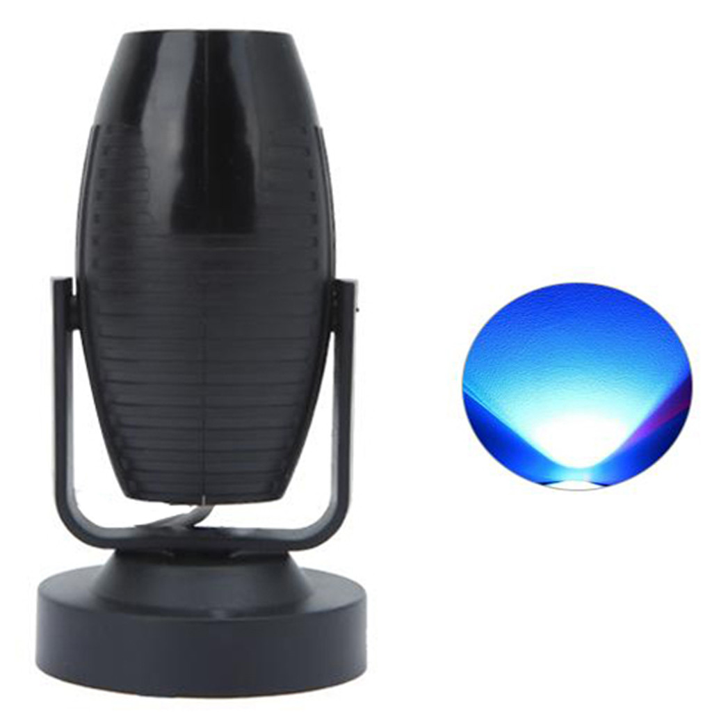 LED KTV Ballroom Disco Projection Lamp Spotlights Lighting Show Monochrome Light AC85-265V for Home Party KTV DJ Dance Floor: Blue