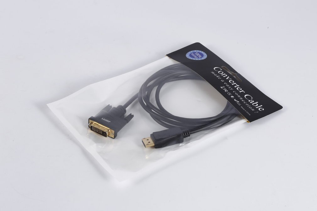 1.8M Professionele Dp Naar Dvi Converter Cord Displayport Male Naar DVI-D 24 + 1Pin Mannelijke Monitor adapter Kabel