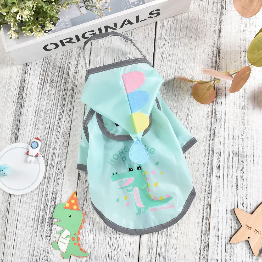 Dog Rain Jacket Innovative Hat Transparent Brim Rain Jacket Lightweight Pet Rain Cloak