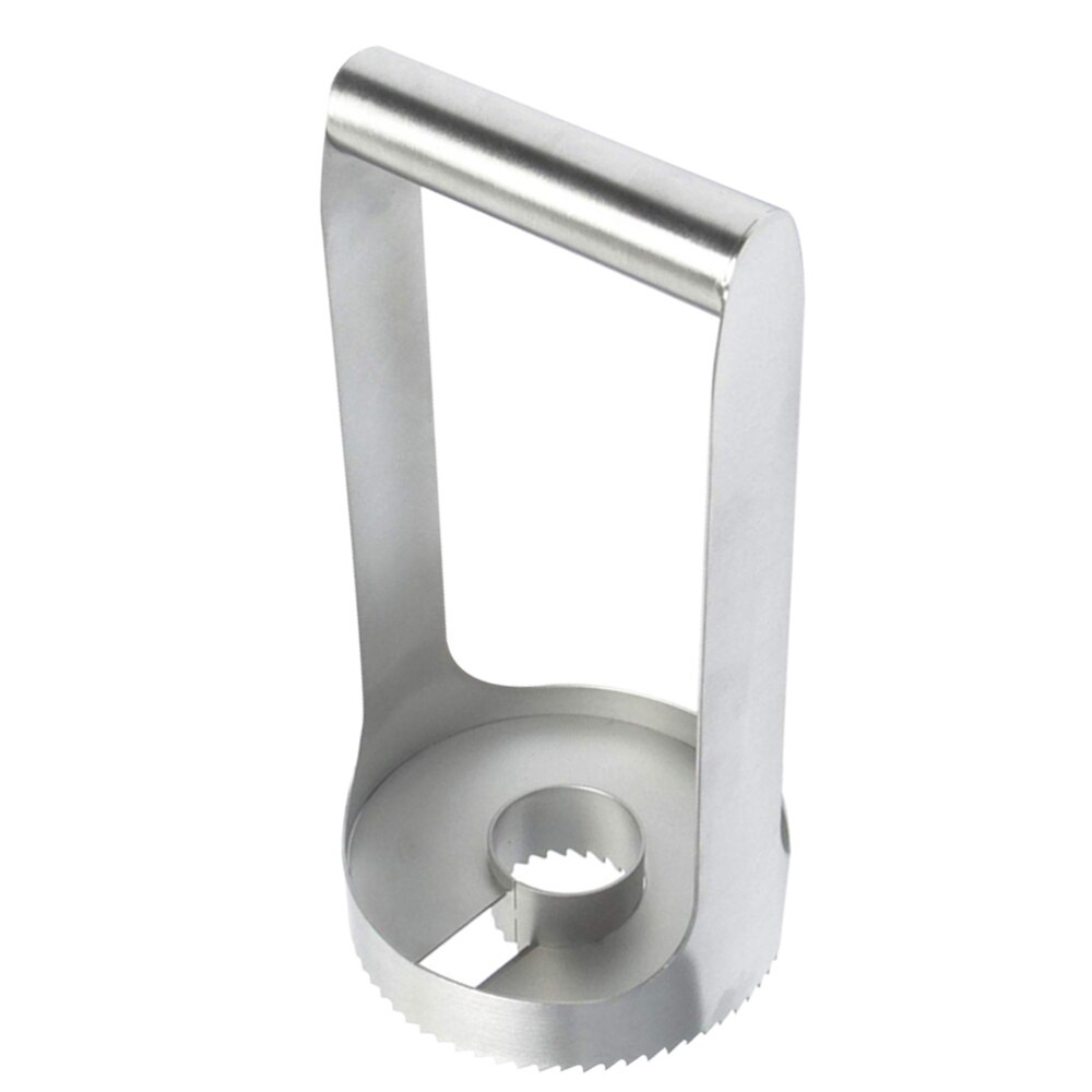 Extractor de piña en forma de corazón, herramienta de cocina sencilla, cortador de frutas de acero inoxidable, pelador de piña para tienda y hogar, 1 unidad