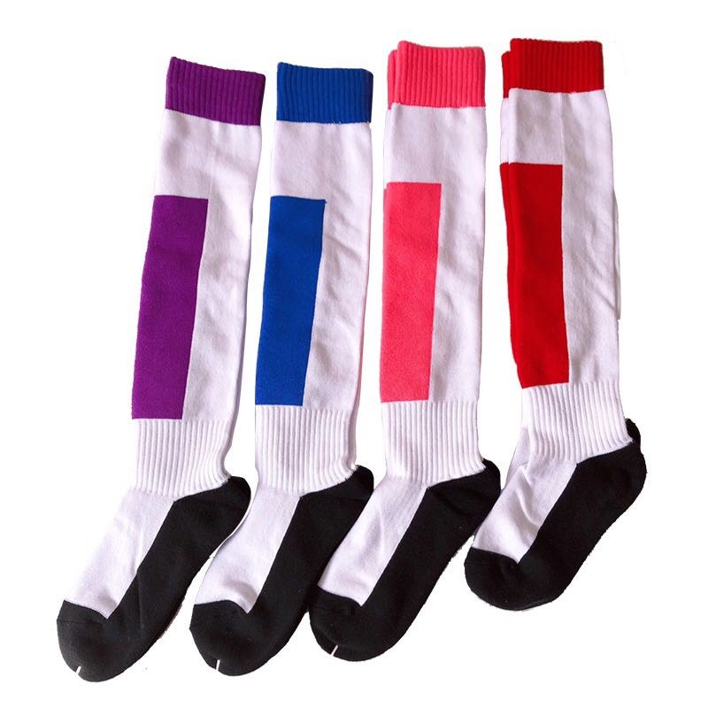Chaussettes d'escrime, chaussettes d'escrime colorées en coton rouge/violet/rose/bleu, produits et accessoires d'escrime, engrenages d'escrime